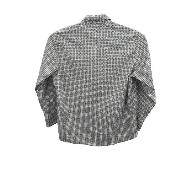 Wrangler Men's 2XT Western Shirt Button Front Long Sleeve Geometric Print - Picture 3 of 6